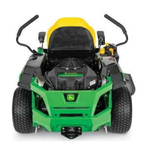 Alternative view of 60V 42” Electric CrossoverZ Zero Turn Mowers with (6) 8 Ah Batteries and (3) Dual Port Turbo Chargers.