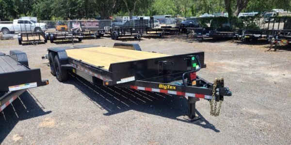 Alternative view of 22 Foot Big Tex Super Duty Tandem Axle with Mega Ramp Black Equipment Trailer (16ET-19BK+3MR)