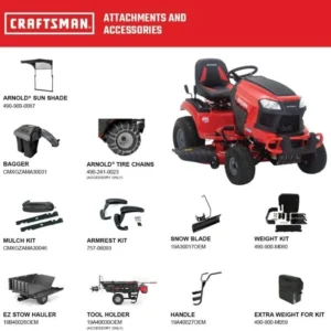 Alternative view of Craftsman T2200K 42-in 20 HP 725cc Hydrostatic Riding Mowers.