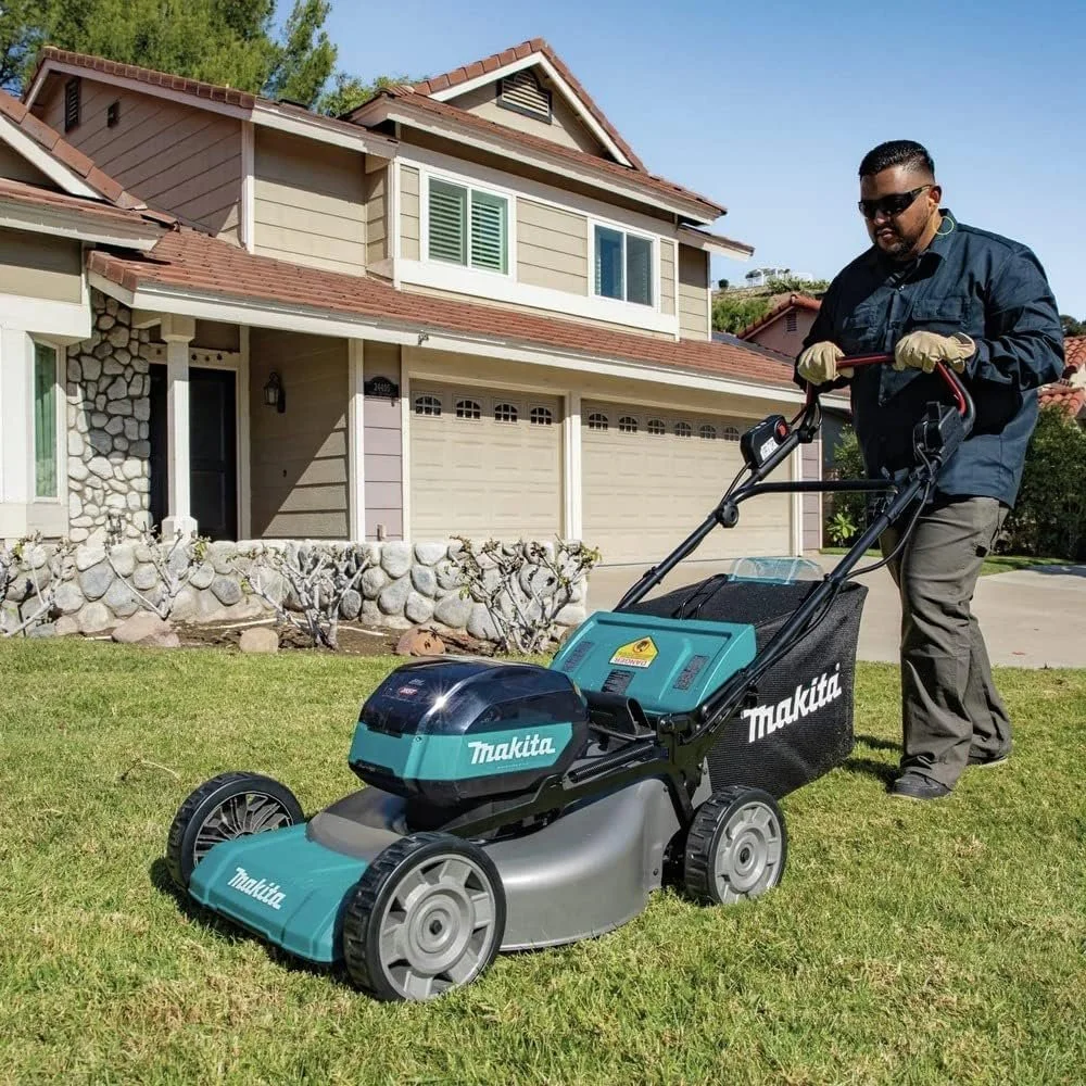Alternative view of Makita 40V max XGT Brushless 21″ Self‐Propelled Commercials Lawn Mowers Kit GML01PL