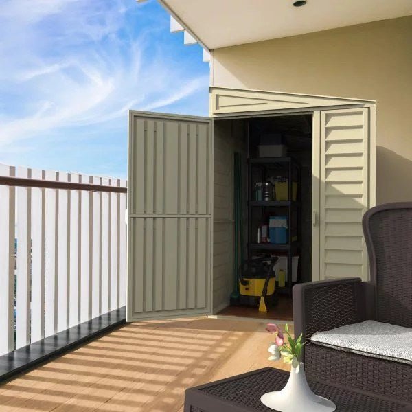 Duramax 4ft x 8ft Sidemate Vinyl Resin Outdoor Storage Shed - Image 8