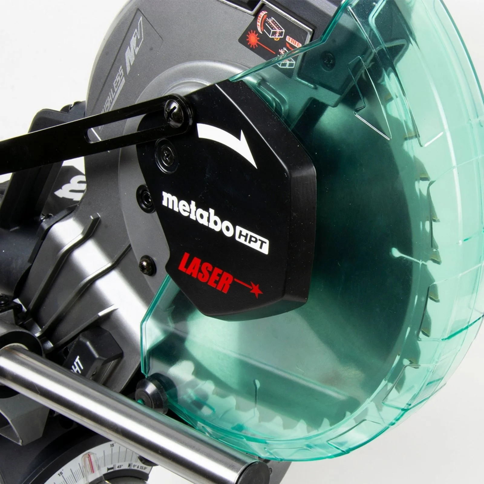 Alternative view of Metabo HPT MultiVolt 36V Sliding Miter Saw 10-Inch Blade C3610DRAQAM