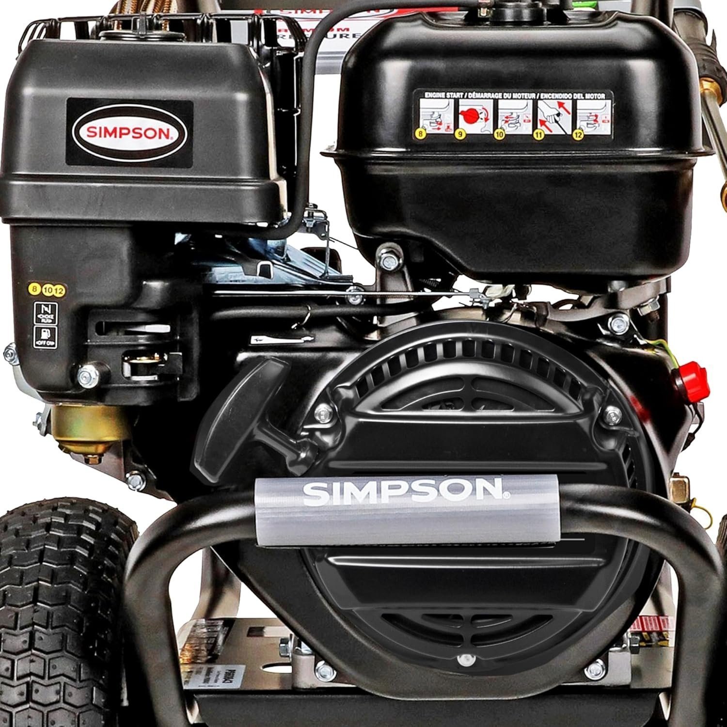 Simpson PowerShot PS60843 – 4400 PSI 4.0 GPM Commercial Gas Pressure Washer with 50 ft Hose | Cold Water, 49-State Compliant - Image 11