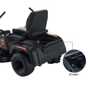 Alternative view of Yard Force Riding Lawn Mower 42″ Zero Turn Battery Powered 56V Z42-562 New
