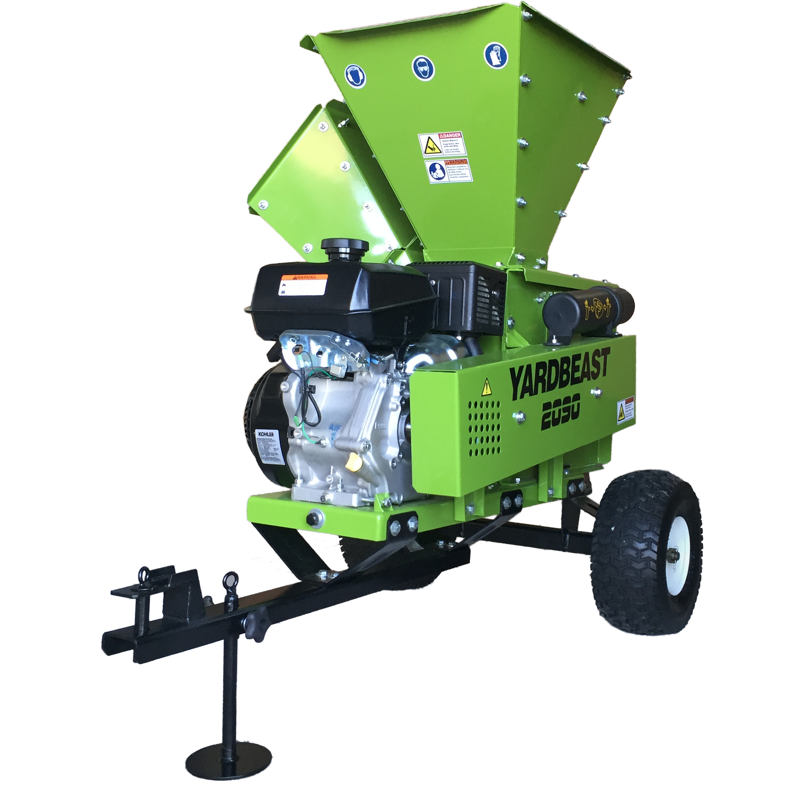 Alternative view of YARDBEAST 3.5” Heavy-Duty Wood Chipper & Shredder (ATV) – YB2090