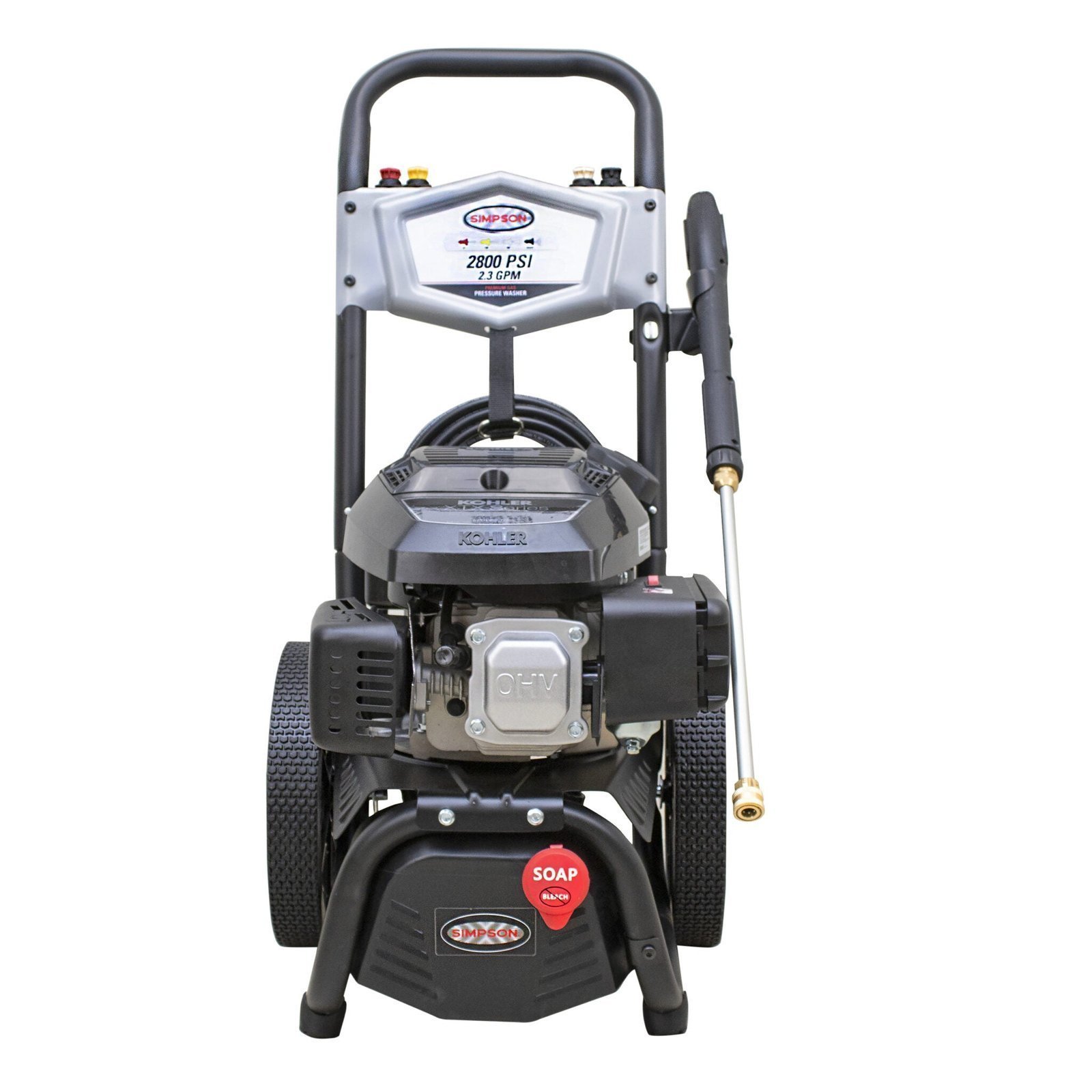 Alternative view of Simpson MegaShot MS61114 2800 PSI Gas Pressure Washer with Kohler XTX675 Engine