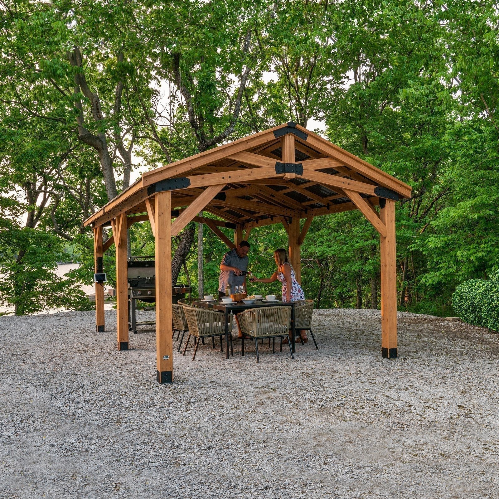 Alternative view of Norwood Carport/Gazebo 20×12
