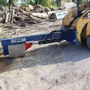 Alternative view of 24 Ton Iron & Oak Upside Down Skid Steer Log Splitter Attachment (SMH2419)