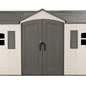 Alternative view of Lifetime Legacy 15×8 Plastic Storage Shed Kit w/ Floors