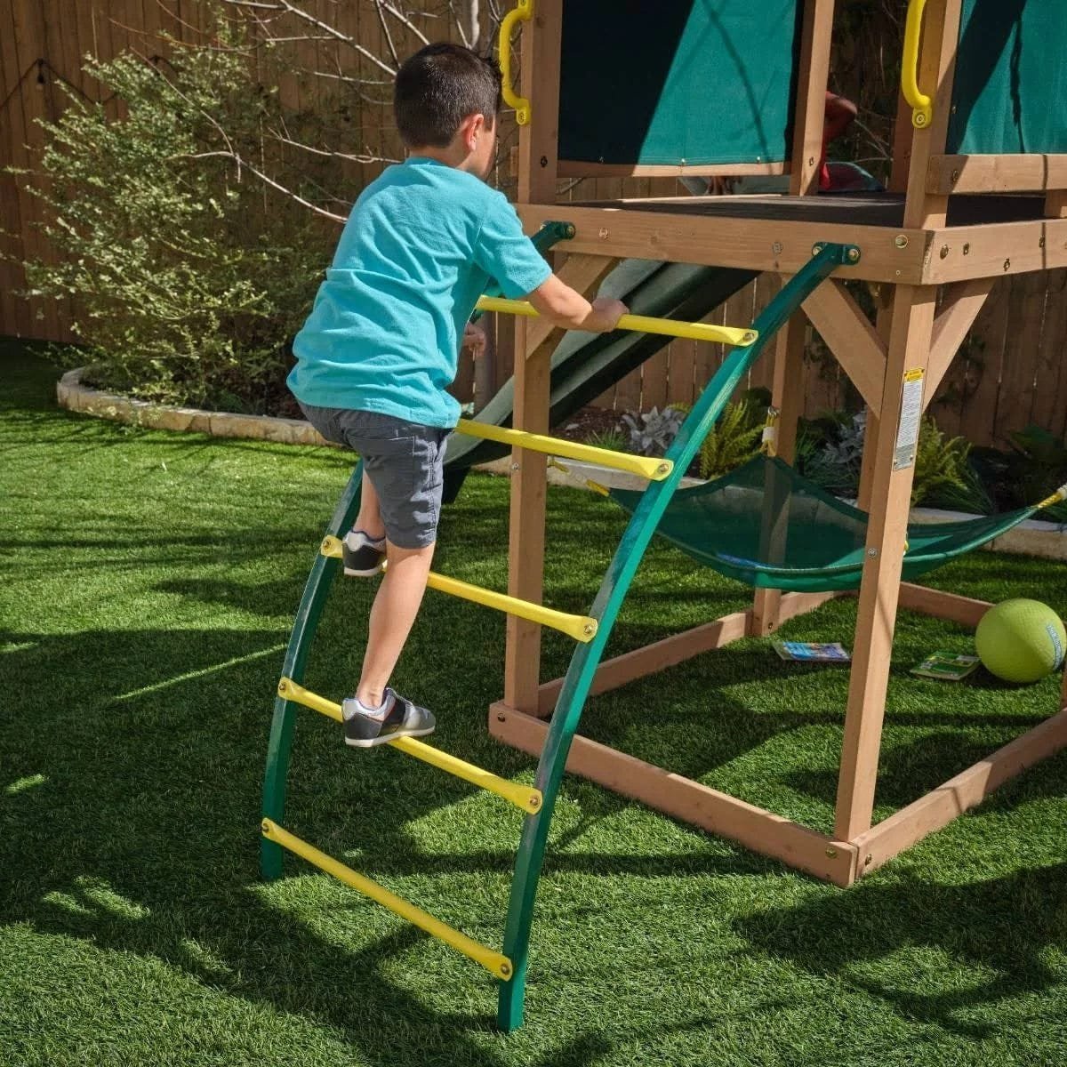 Alternative view of Kidkraft Hideaway Haven Swing Set