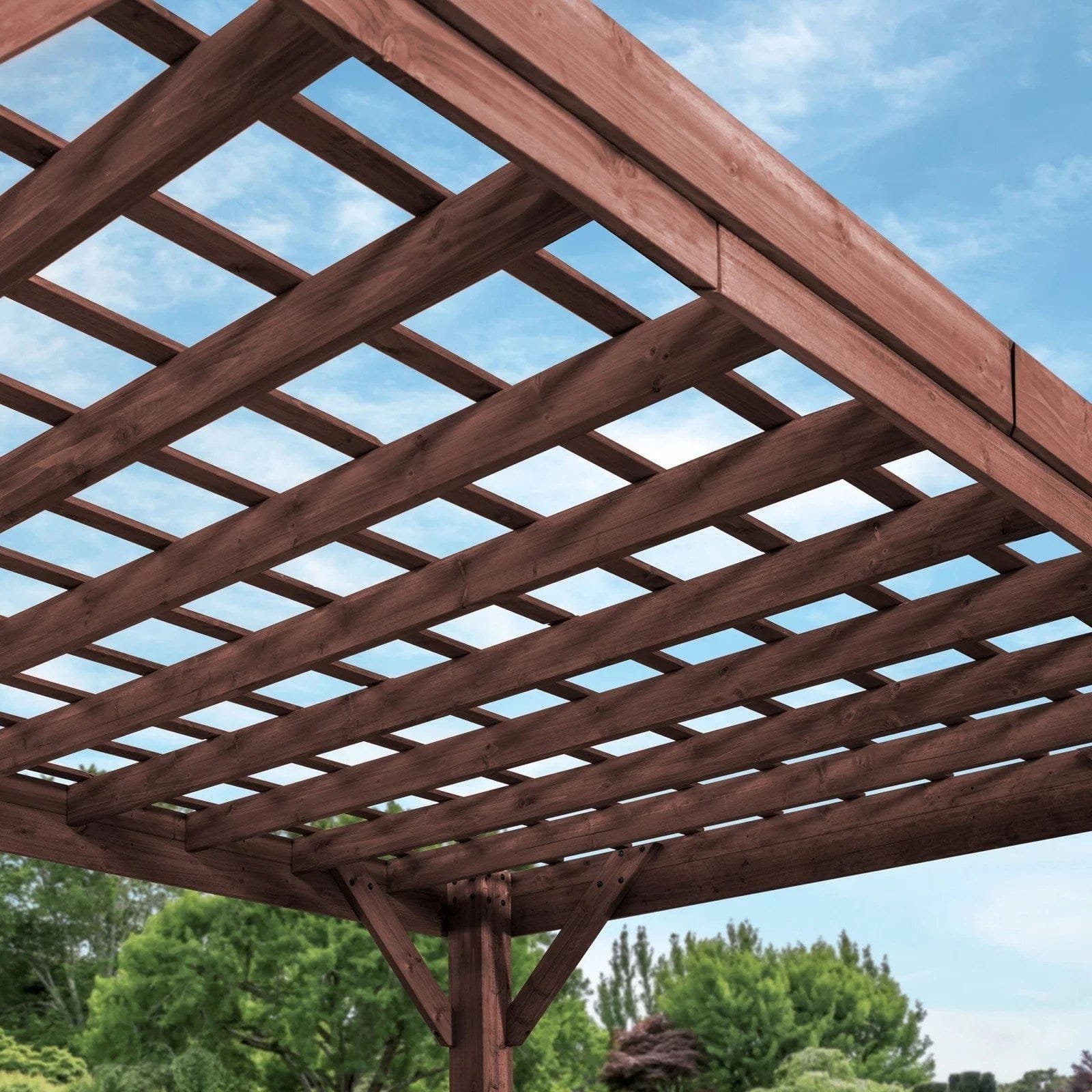 Alternative view of 14×10 Brockton Pergola