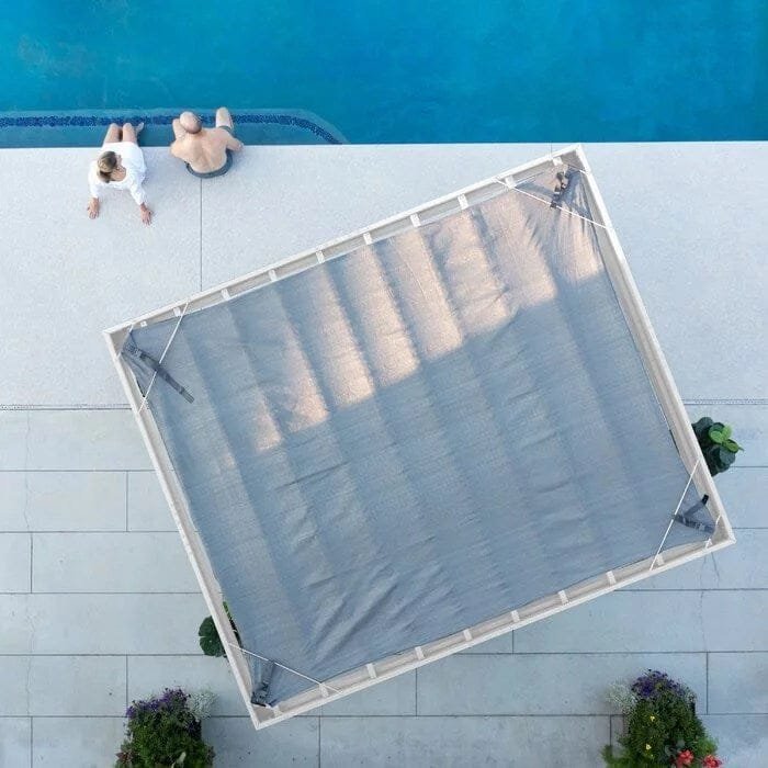 Alternative view of Windham 12 Ft. W x 10 Ft. D Steel Pergola with Canopy