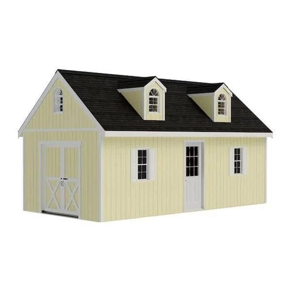 Alternative view of Best barns 12-ft x 20-ft Arlington with Floor Gable Engineered Storage Shed Installation Included
