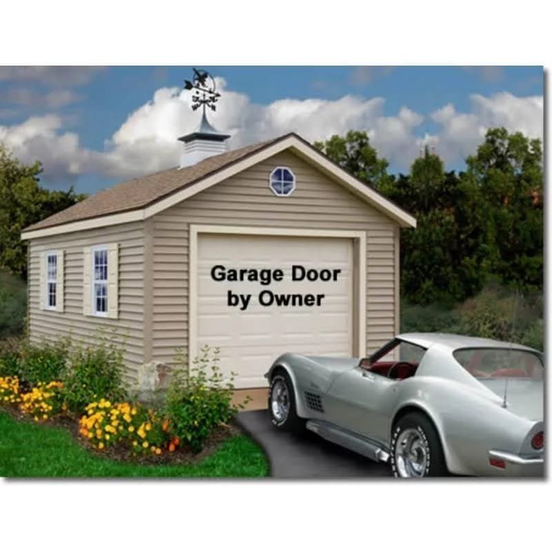 Alternative view of Best barns Greenbriar 12’x24′ Wood Garage Barn Kit-Installation included