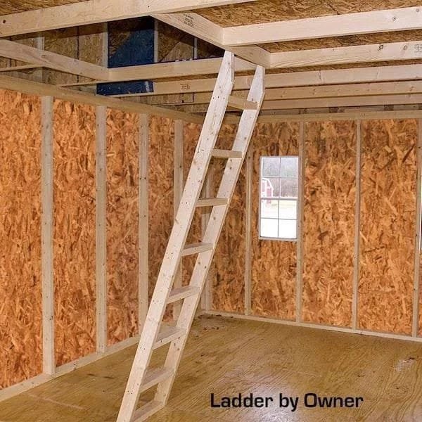 Alternative view of Best barns Hampton 12×16 Wood Storage Shed Kit Installation Included