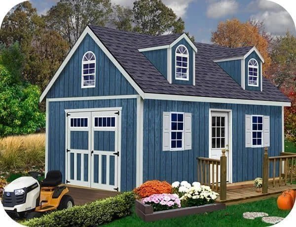 Best barns Hampton 12×16 Wood Storage Shed Kit Installation Included - Image 5