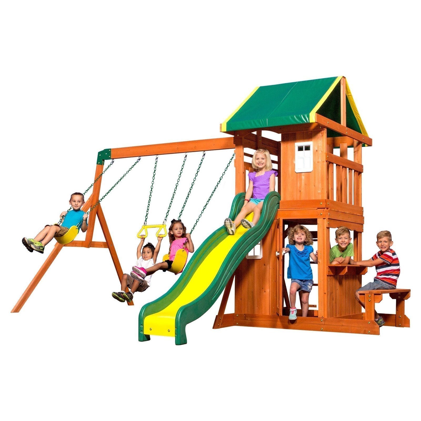 Alternative view of Oakmont Swing Set