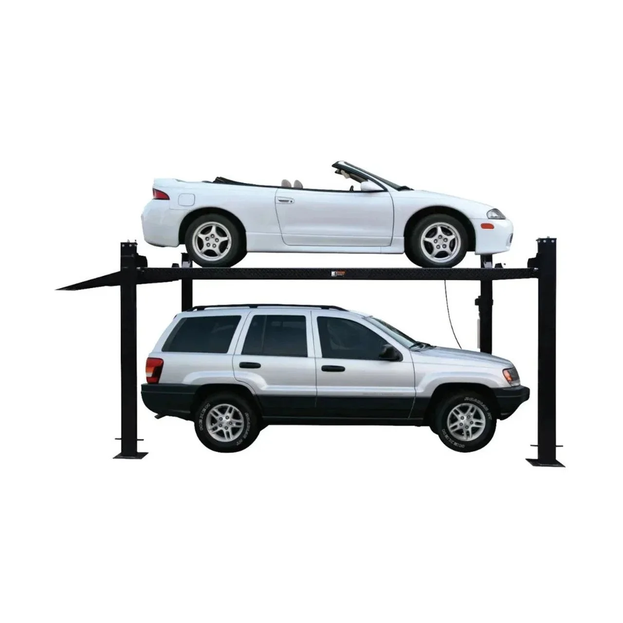 Alternative view of Tuxedo FP8K-DX-XLT 8,000 Lb Extended Length / Height Four Post Storage Lifts